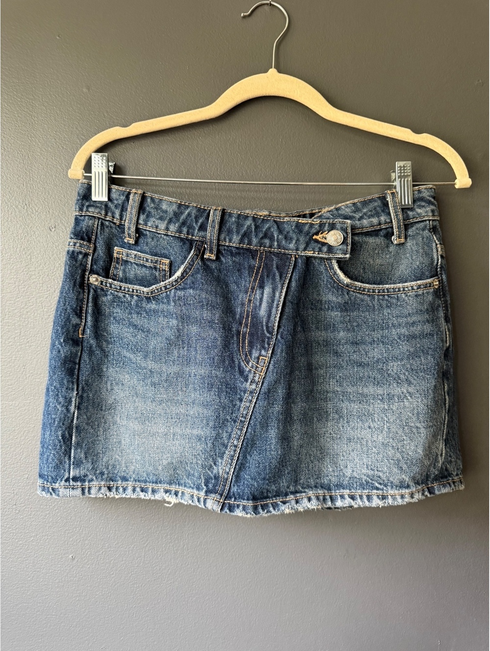 Zara Denim Mini Skirt in Size Small